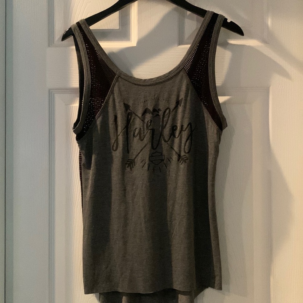 Harley Davidson tank top with split back
